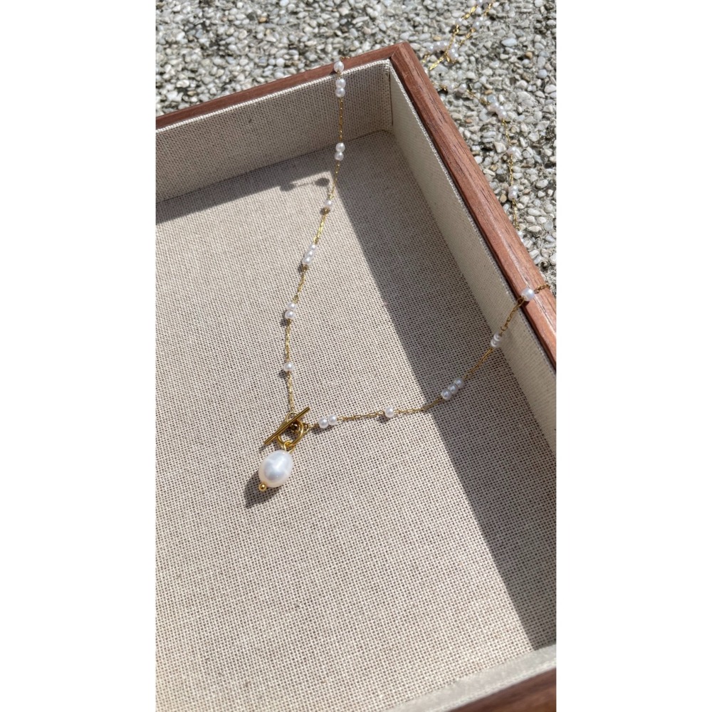海拿聯名款-N03繆思女神之吻鈦鋼項鍊<現貨+預購>-細節圖3