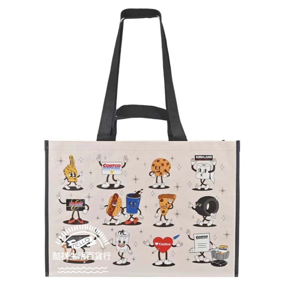 【橦年夢想百貨行】好市多直送 KeepCool 好市多插圖購物袋 1入、#149350、外出袋、旅行袋、環保購物袋-細節圖2