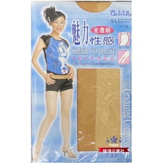 【橦鴻企業社】 QueenTex 琨蒂絲 魅力性感全透明彈性褲襪 .7003 腰部以下全透明 春夏薄襪 薰衣草香氛褲襪-細節圖5