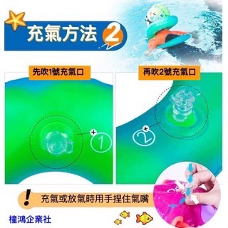 【橦鴻企業社】18-30kg 兒童充氣套頭游泳啟蒙背心 NABAIJI (1入) 游泳運動用品 8335573-細節圖6