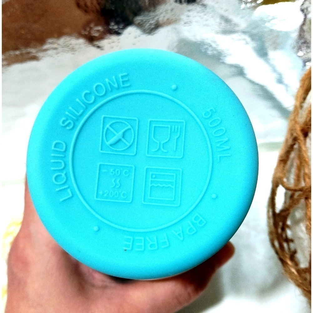 耐高溫 可折疊 矽膠咖啡杯 直飲杯 含杯套-細節圖3