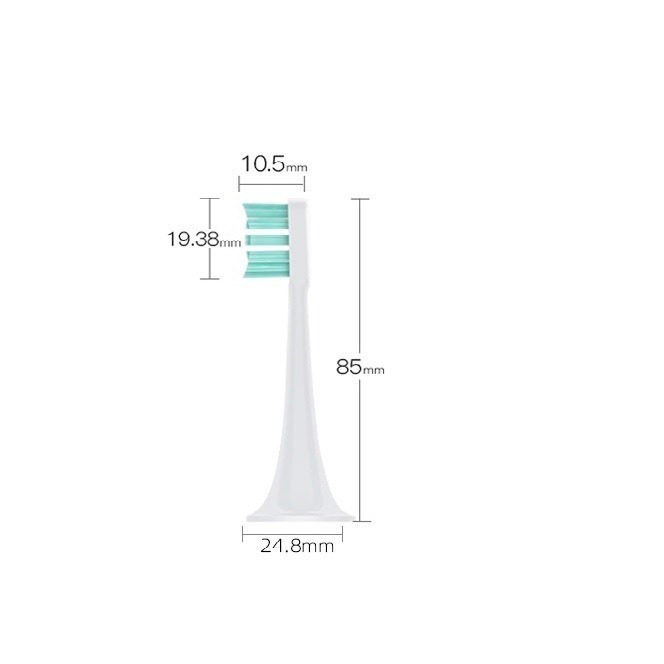 米家聲波電動牙刷 電動牙刷刷頭 小米電動牙刷 替換刷頭 T300 T500 T700刷頭T301 T302 T501刷頭-細節圖8