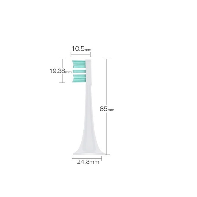 米家聲波電動牙刷 電動牙刷刷頭 小米電動牙刷 電動牙刷頭 電動牙替換刷頭 T300 T500 T700刷頭-細節圖8