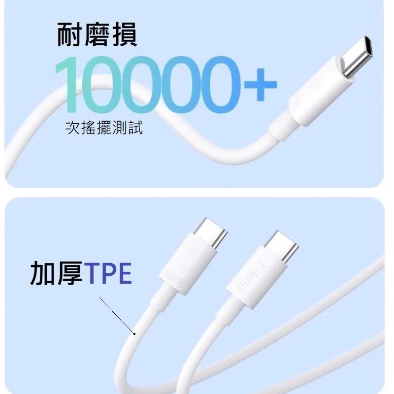手機傳輸線 雙Type C 快充線Type-c to Type-c充電線 PD數據線 USB C 蘋果 iPhone15-細節圖3