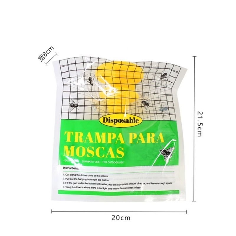 蒼蠅誘捕袋 捕蠅袋 捕蠅器 捕蠅神器 蒼蠅誘捕器 蒼蠅捕捉器 捕蒼蠅捕蠅神袋 蒼蠅誘餌 蒼蠅剋星-細節圖5