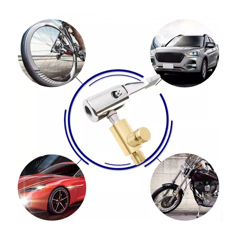 打氣機轉接頭 按壓式打氣機轉接頭 可放氣打氣機接頭 車用打氣機配件 小米打氣機 米其林打氣機可用-細節圖5