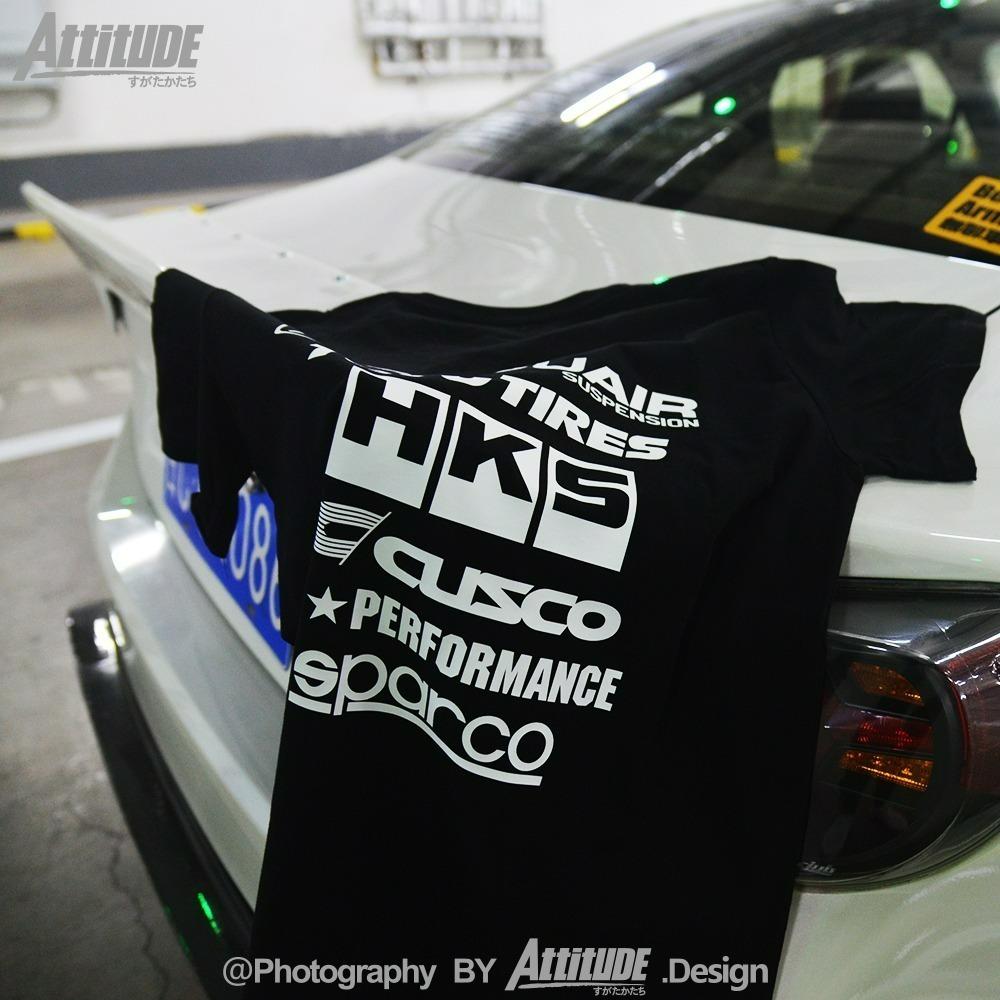 預購-日本灣岸JDM改裝風格HKS ACCU ENDLESS短袖T恤文化衫-細節圖3