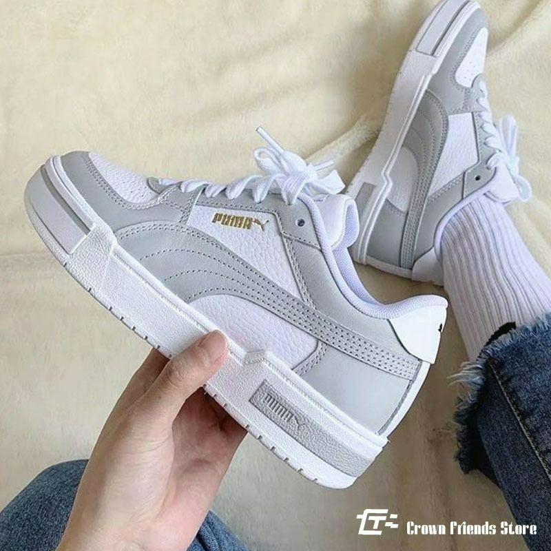 免運 日本代購 免稅 附發票Puma Ca Pro Classic 灰白 厚底 增高 休閒鞋 男女鞋-細節圖4