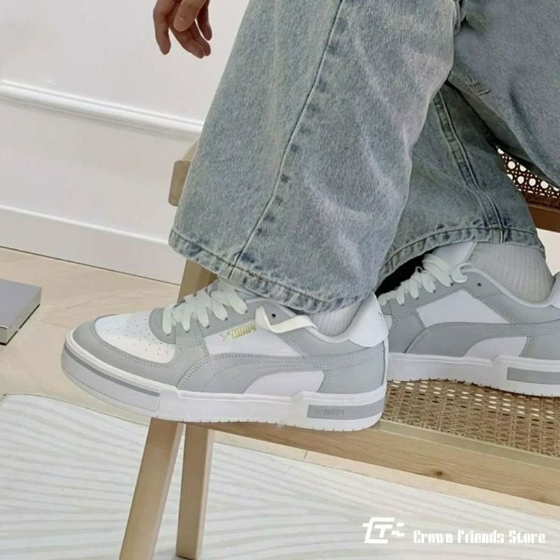 免運 日本代購 免稅 附發票Puma Ca Pro Classic 灰白 厚底 增高 休閒鞋 男女鞋-細節圖5