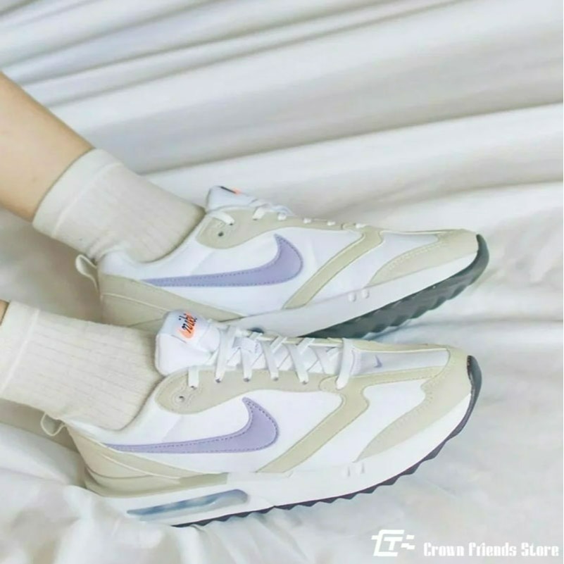 日本代購 附發票 Nike鞋 Air Max Dawn 白灰 白紫 女鞋 黑白 氣墊慢跑鞋-細節圖3