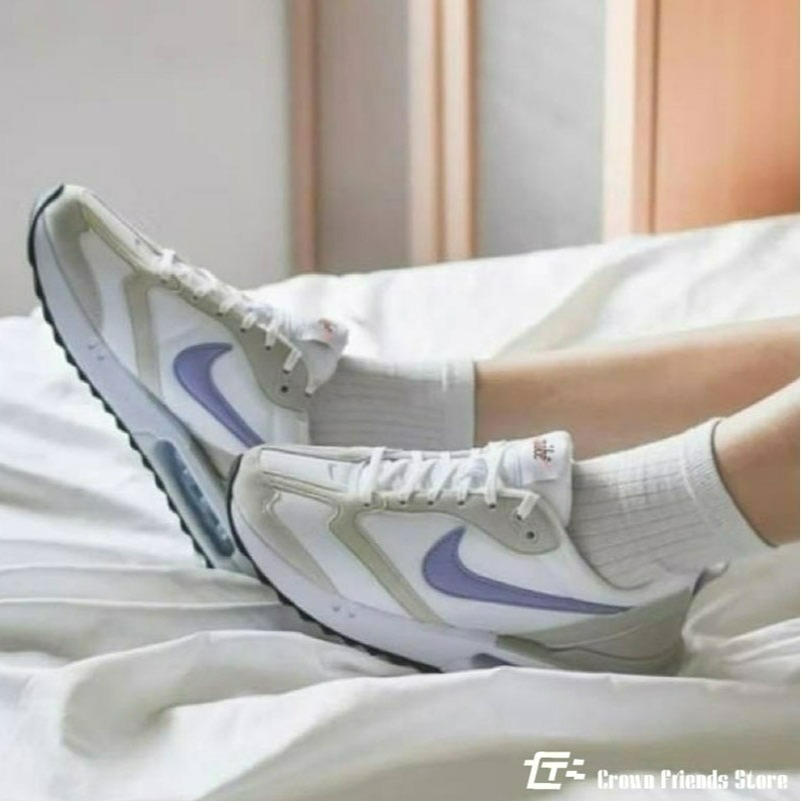 日本代購 附發票 Nike鞋 Air Max Dawn 白灰 白紫 女鞋 黑白 氣墊慢跑鞋-細節圖6