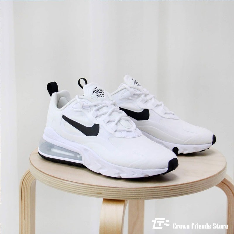 日本代購 附發票 Nike270 黑白 奶茶 棉花糖 女鞋 休閒慢跑鞋-細節圖2