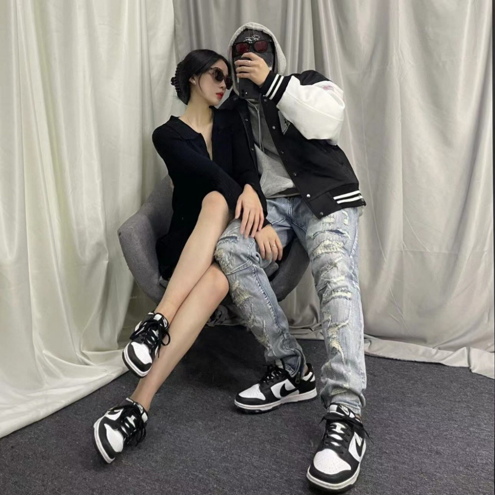 日本代購 附發票 NIKE Dunk Low 黑白熊貓 灰白 休閒鞋 情侶鞋 低筒-細節圖5