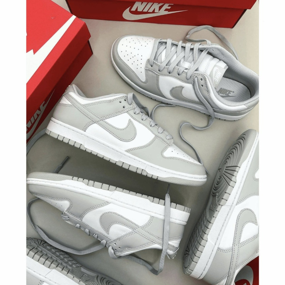 日本代購 附發票 NIKE Dunk Low 黑白熊貓 灰白 休閒鞋 情侶鞋 低筒-細節圖7