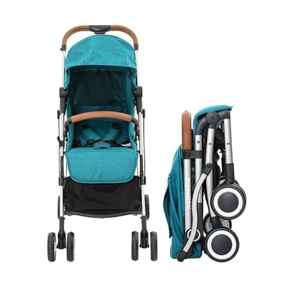 ★贈遮雨罩+掛鉤★ KIDMORY 輕量秒收嬰兒推車（KM-688）多色可選-細節圖2