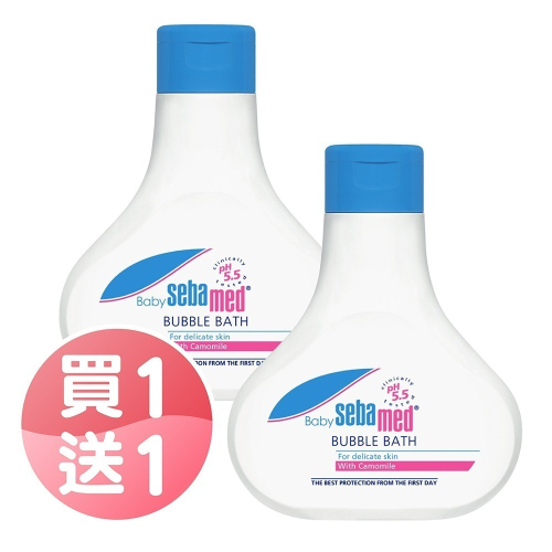 【預購9月底】★買1送1★ 施巴 嬰兒泡泡浴露200ml（下單1出貨2）