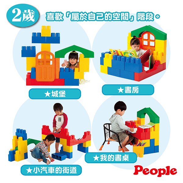 日本 People 全身體感大積木-空間遊戲組合-細節圖5