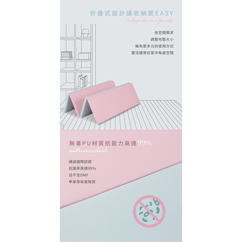 KIDMORY 兒童IXPE安全折疊遊戲地墊(KM-566)-細節圖3