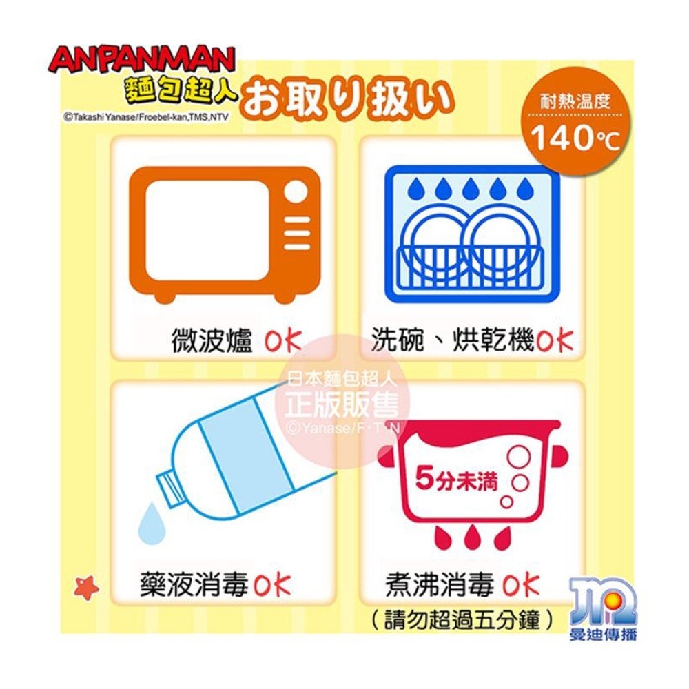 ANPANMAN 麵包超人雙耳三格餐盤-細節圖8