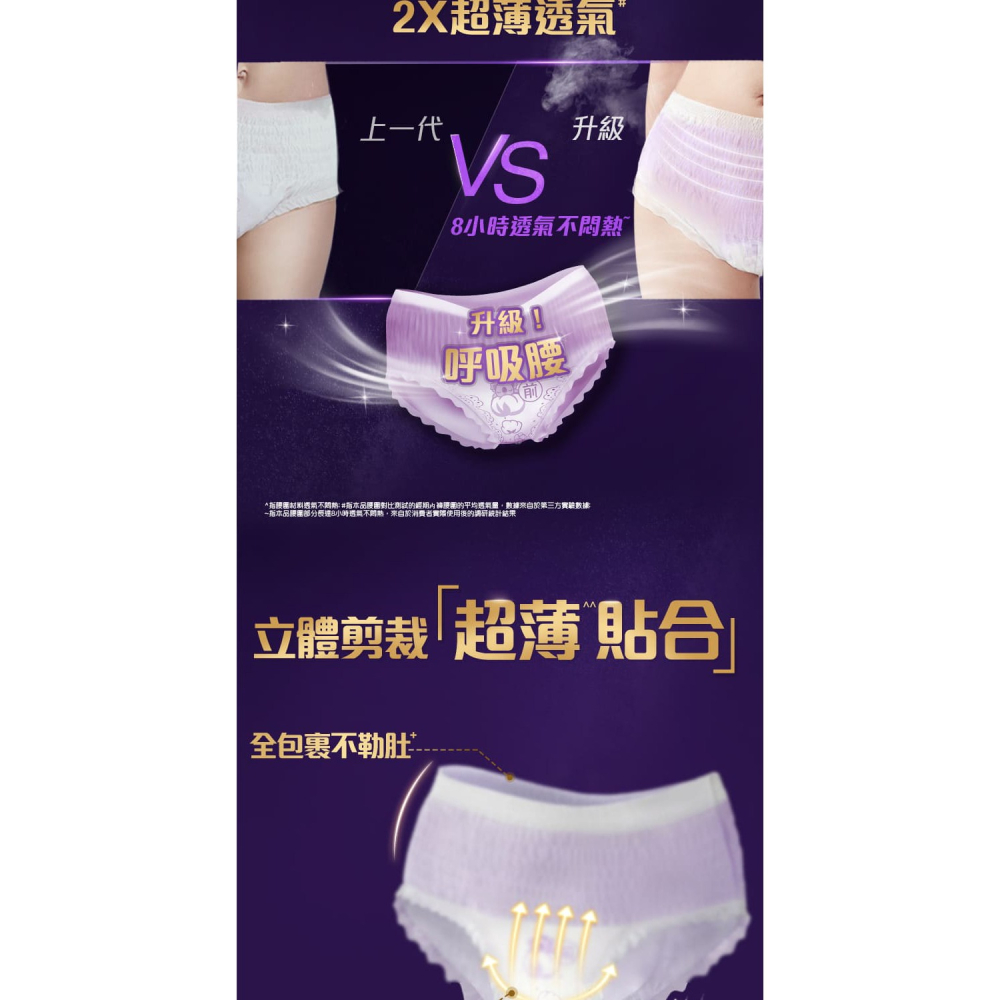 好自在 熊抱系列超柔安睡褲 4片-細節圖5