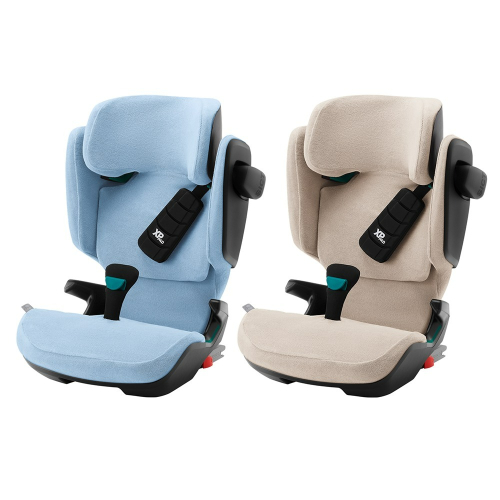 Britax Römer Kidfix i-Size 成長型安全座椅夏季布套(天空藍/奶茶色)