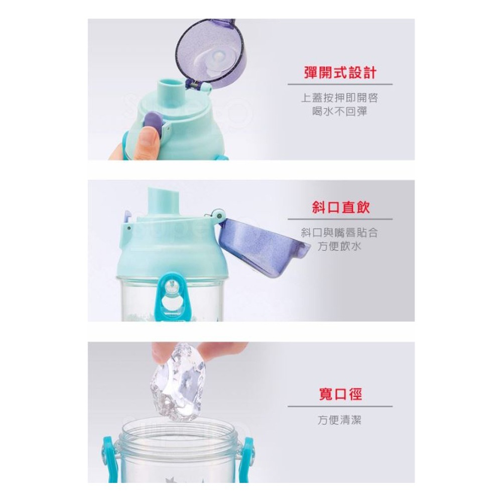 Skater 直飲透明冷水壺 480ml-角落生物-細節圖3