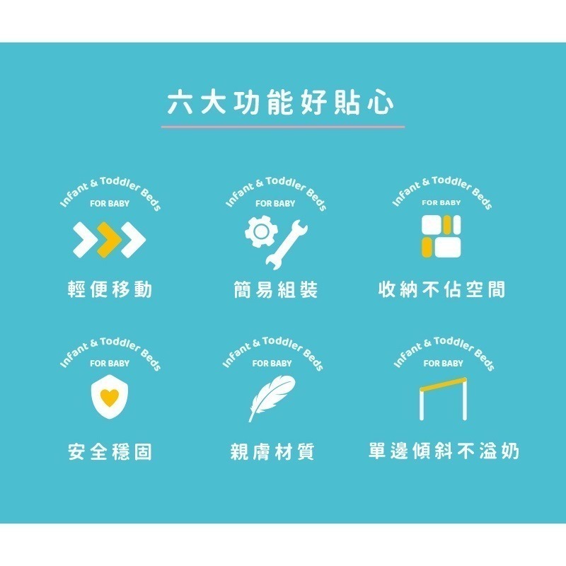 ★送隔水保潔墊★ KIDMORY 多功能可調式床邊床（KM-526）＋配件（蚊帳、滾輪、搖擺桿）-細節圖3