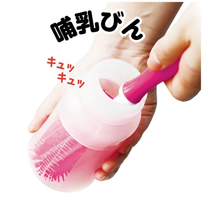 日本EDISON mama 奶瓶杯子專用刷（顏色隨機）-細節圖4