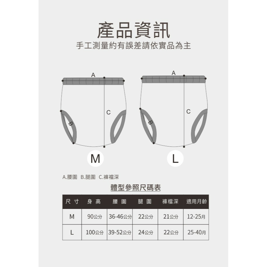 PUKU Summer 幼兒學習褲 / 棉柔學習尿布褲（六層紗）多款可選-細節圖10