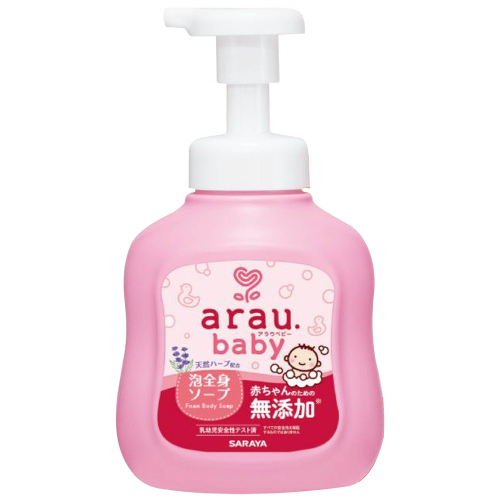 arau baby 愛樂寶 無添加洗髮沐浴泡泡 450ml