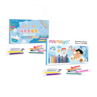 mamayo 媽媽友 伸縮水洗蠟筆12色（適用多種光滑平面/磁磚）洗澡蠟筆