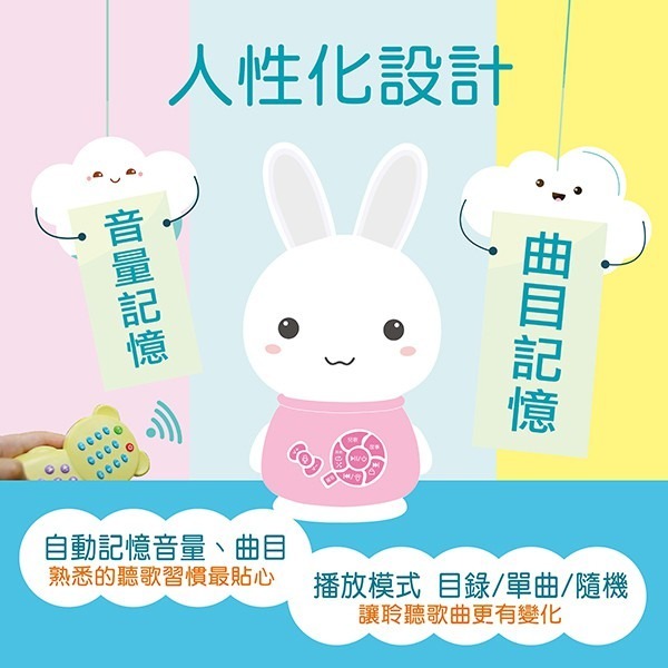 小牛津 萌萌兔故事機(藍/粉) 送防摔衣(顏色隨機)-細節圖8