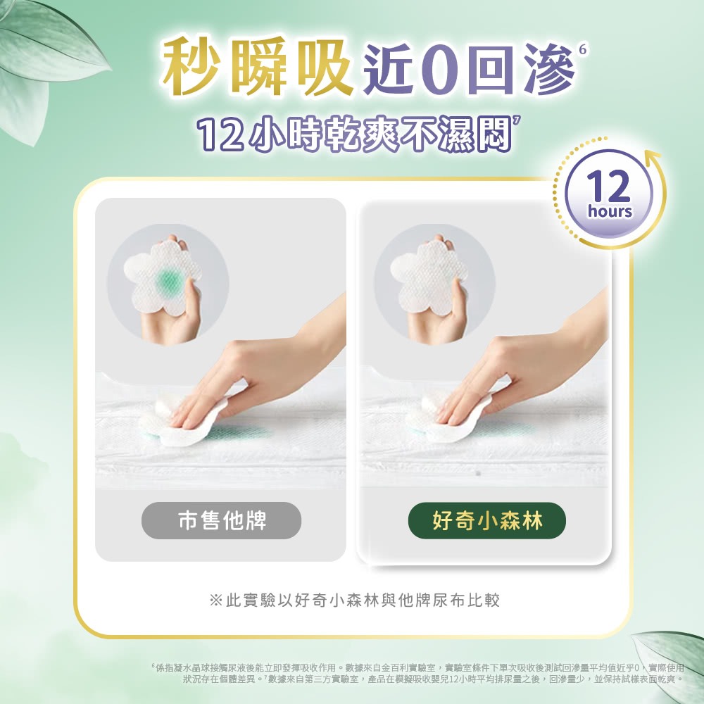 好奇 小森林紙尿褲 箱購4包(NB32/S40/M52/L44/XL36)-細節圖7