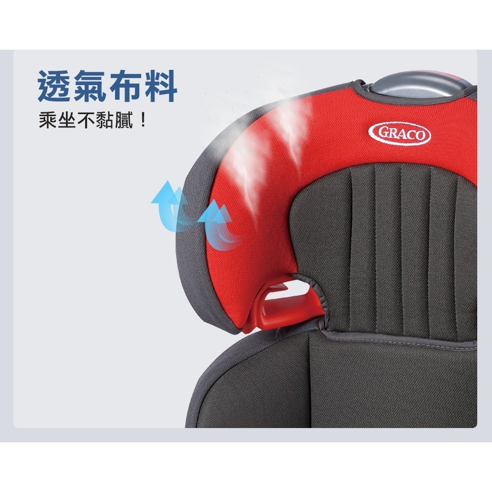 Graco Junior Maxi 幼兒成長型輔助汽車安全座椅（多色可選）-細節圖7