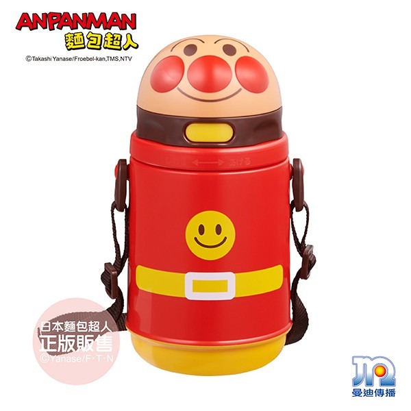 ANPANMAN 麵包超人造型吸管保冷水壼 400ml-細節圖2