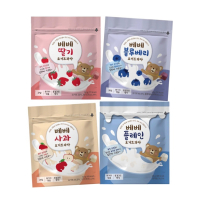 BEBE 貝兒 乳酸菌水果球/優格球 18g (藍莓/草莓/蘋果/牛奶)