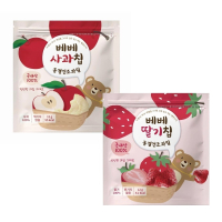BEBE 貝兒 冷凍乾燥水果（蘋果15g / 草莓12g）