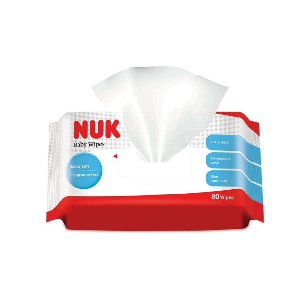 NUK 加厚嬰兒柔濕巾 20抽x5包入-細節圖2