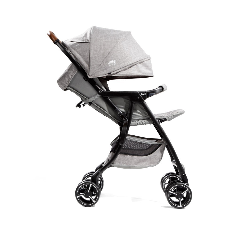 Joie fluri drift 橫輕巧x磁吸扣手推車 - 灰（附雨罩）-細節圖5