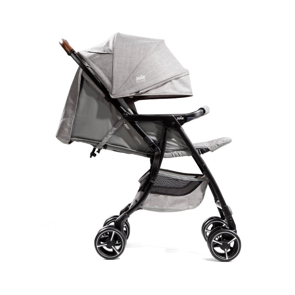 Joie fluri drift 橫輕巧x磁吸扣手推車 - 灰（附雨罩）-細節圖6