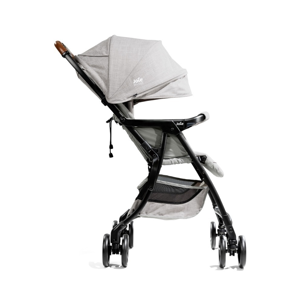 Joie fluri drift 橫輕巧x磁吸扣手推車 - 灰（附雨罩）-細節圖7