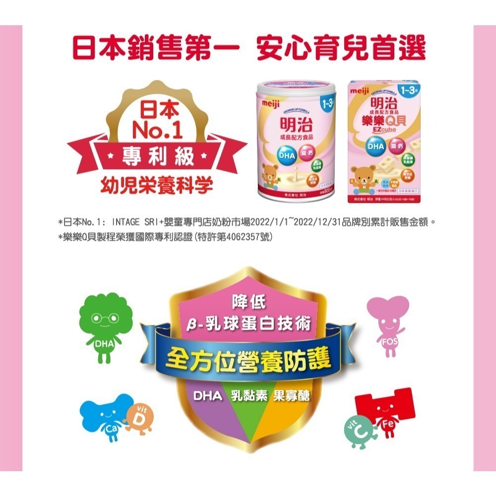 meiji 明治 成長配方食品(1-3歲)800g-細節圖5