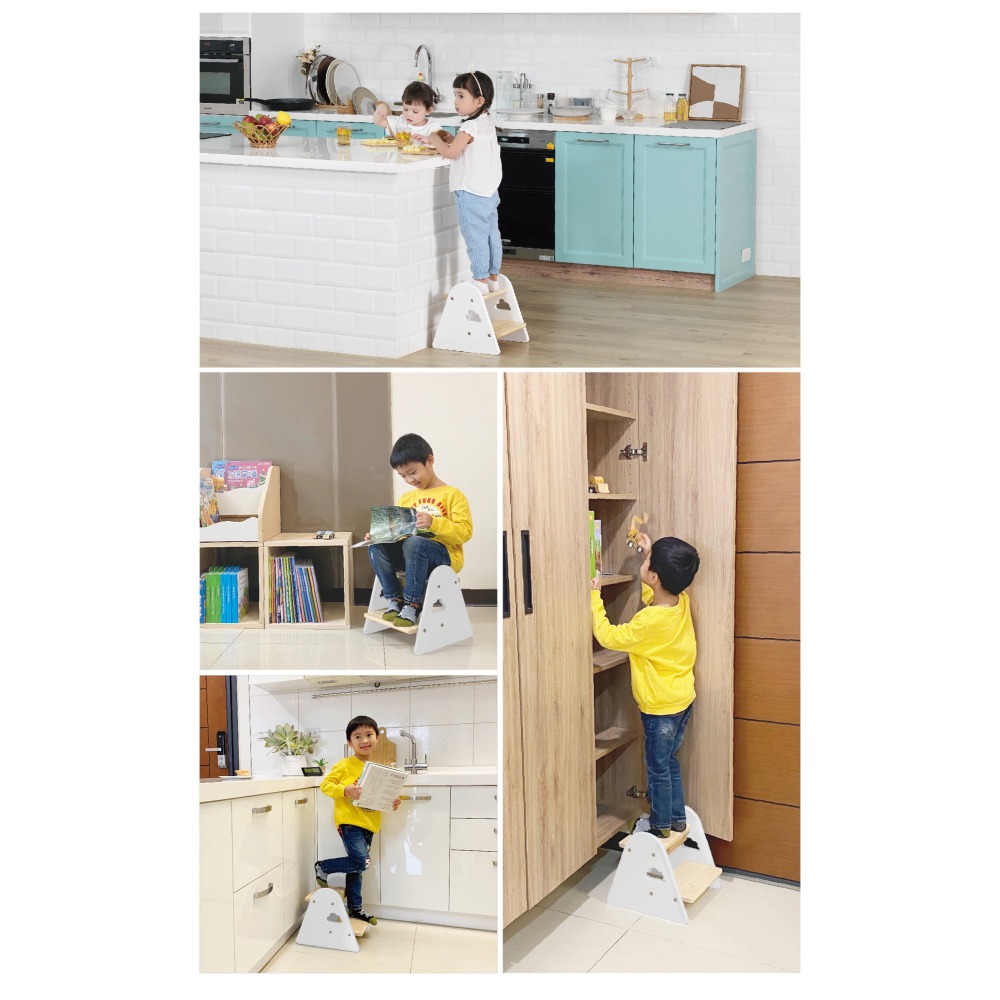 愛兒館 ilovekids 自主學習幫幫凳 (雲朵/白樹)-細節圖8