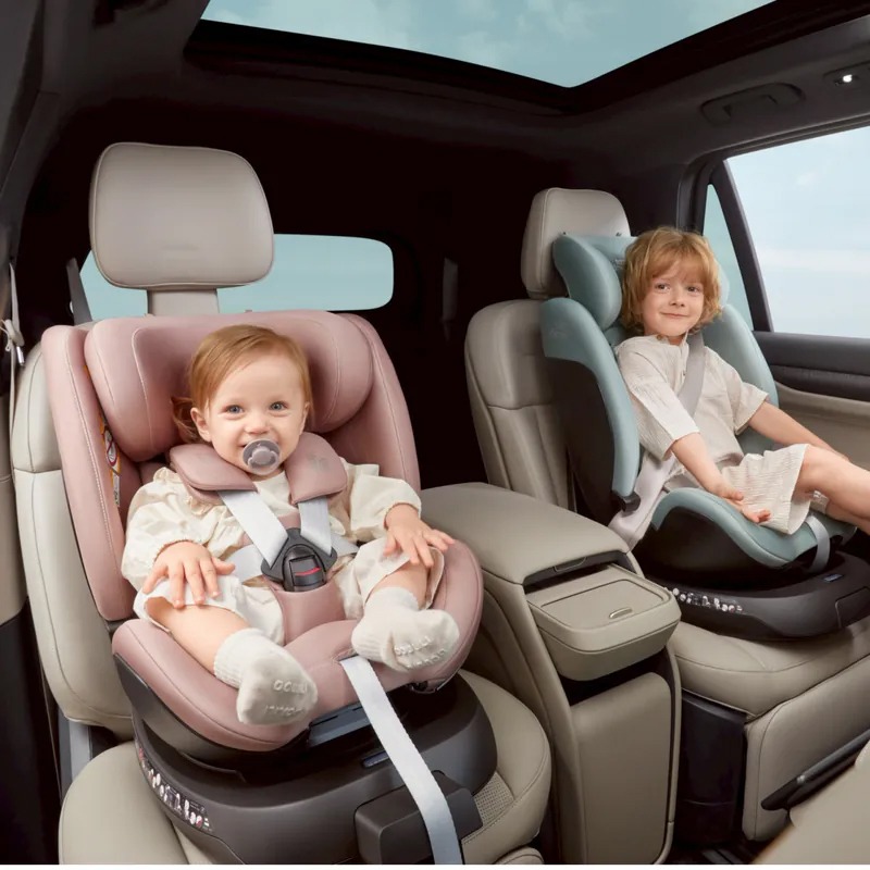 贈皮革保護墊+涼墊★Britax SWIVEL GROW MAX 頂篷版0-7歲ISOFIX安全座椅 360度旋轉汽座-細節圖5