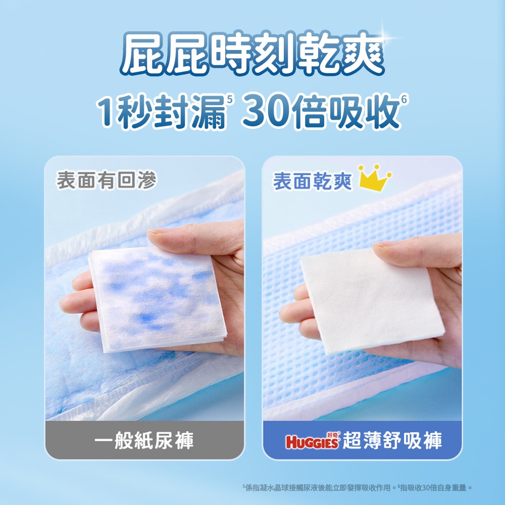好奇 超薄舒吸褲 箱購4包 (L44/XL38/XXL26) - 褲型尿布/褲型紙尿褲/嬰童紙尿褲-細節圖4
