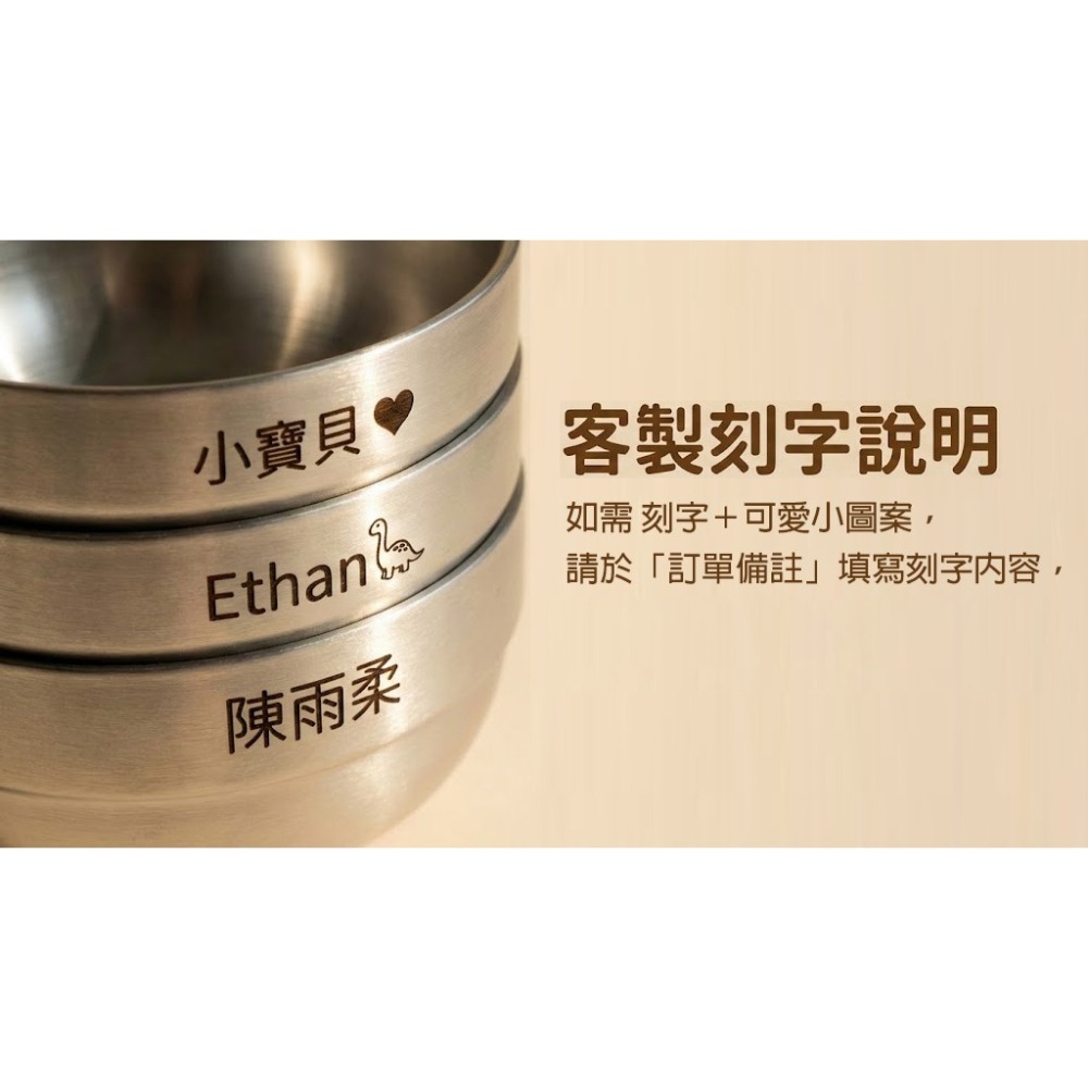 PERFECT 理想牌 極緻316不鏽鋼雙層隔熱兒童碗11cm(300cc) 附蓋+小湯匙(可刻字 客製化)-細節圖8