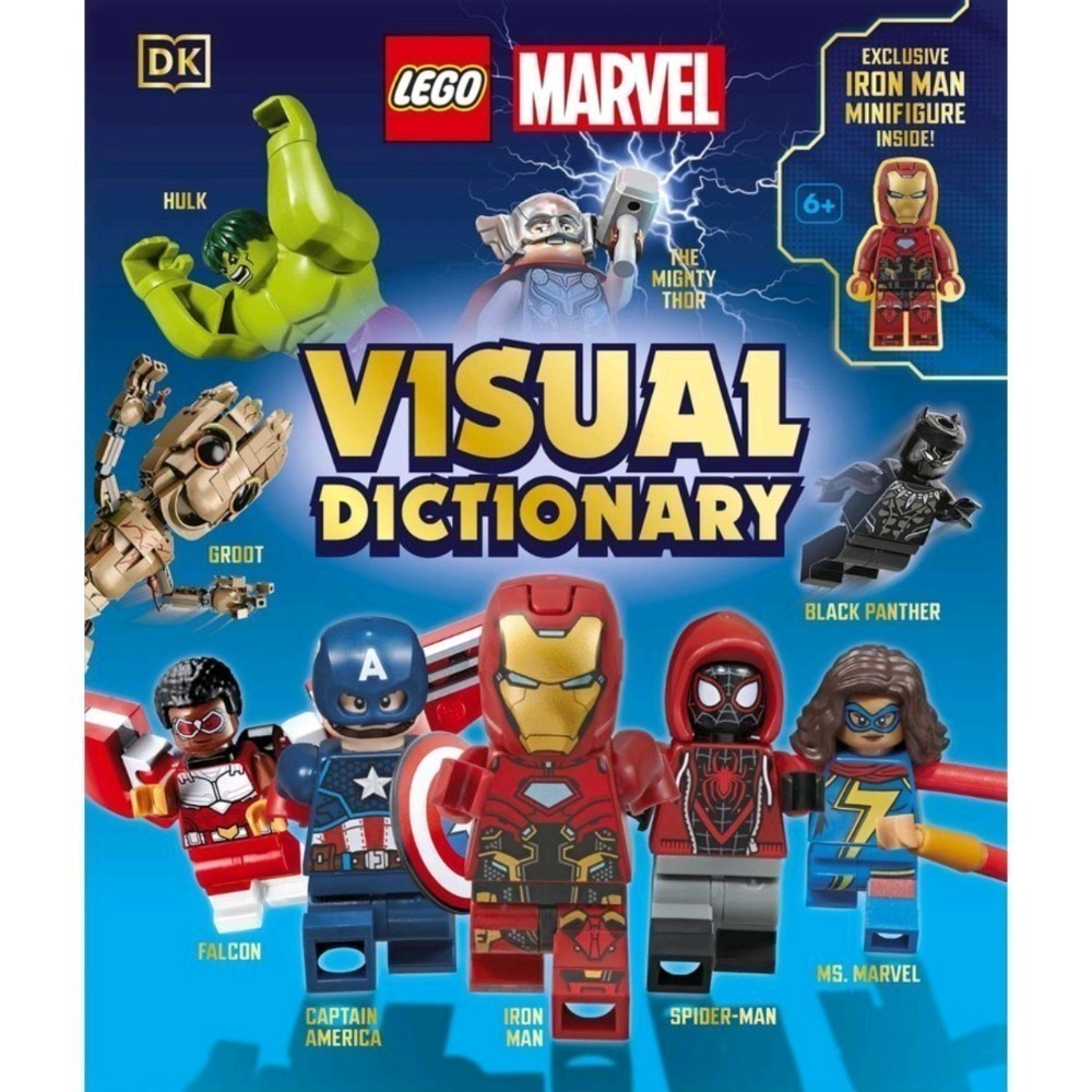 LEGO 樂高 漫威圖鑑 隨書含限定鋼鐵人人偶 DK Lego Marvel Visual Dictionary-細節圖3