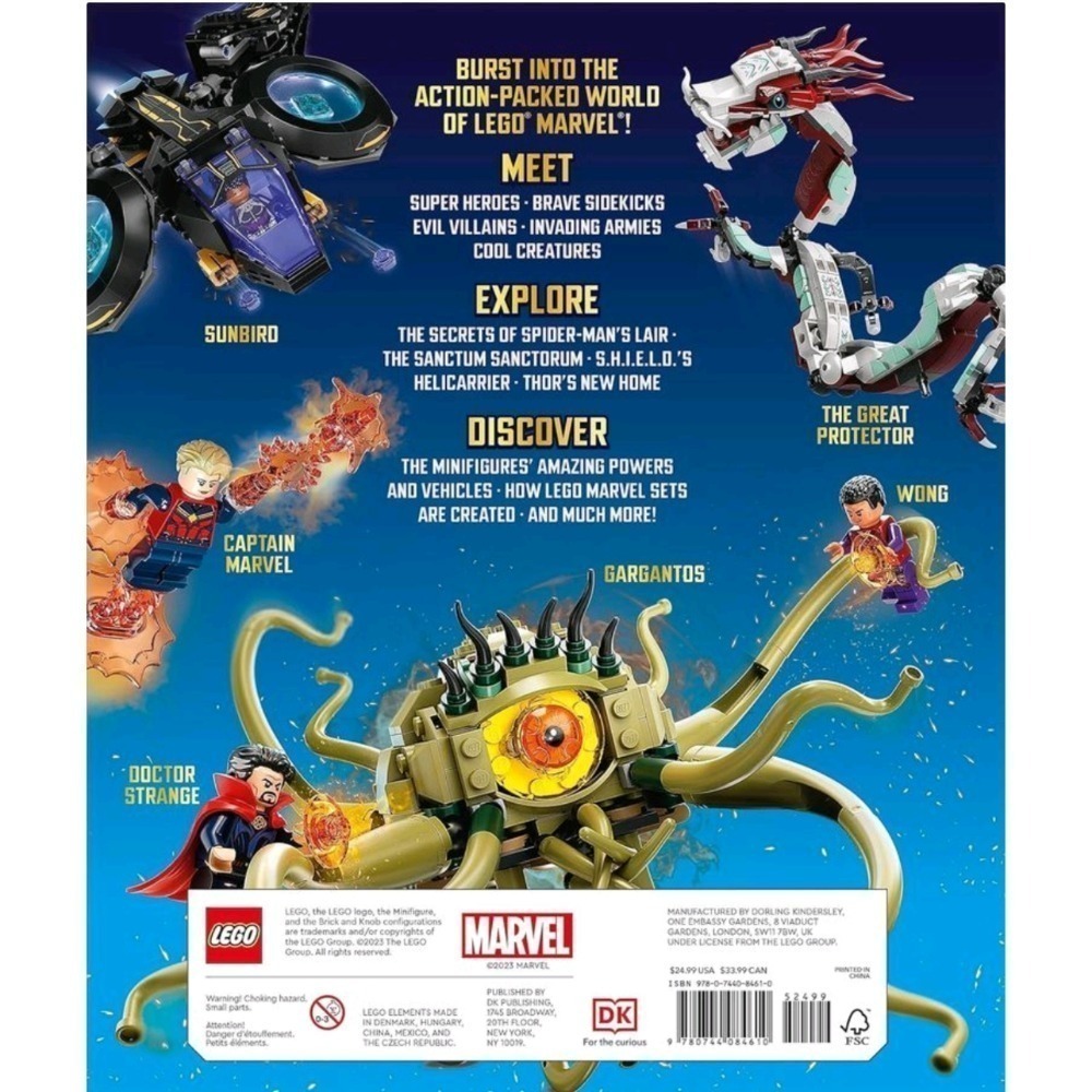 LEGO 樂高 漫威圖鑑 隨書含限定鋼鐵人人偶 DK Lego Marvel Visual Dictionary-細節圖4