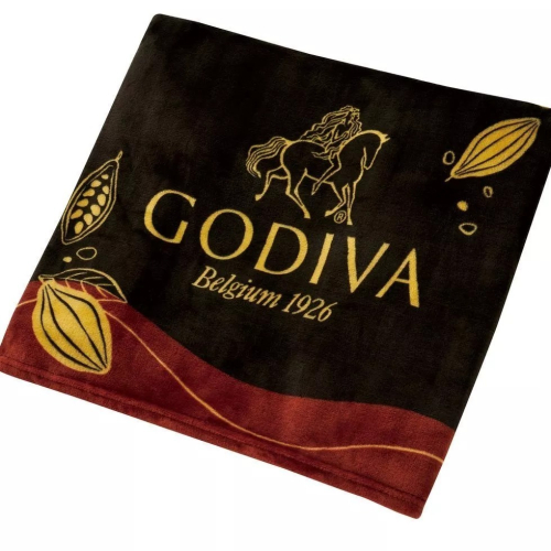 Godiva品牌毛毯（7-11咖啡集點加購品）