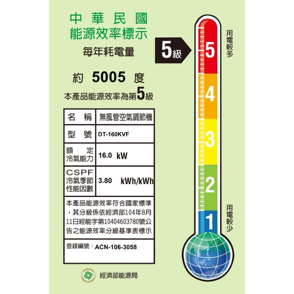 HAWRIN華菱【DT-160KVF/BFG-150PV】落地型冷氣(含標準安裝)-細節圖7